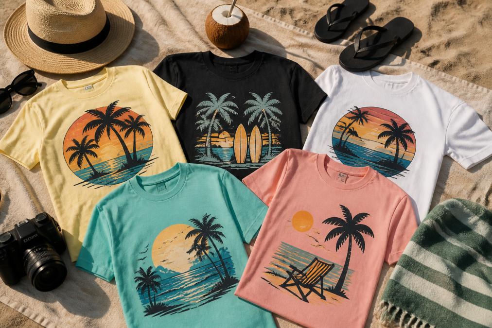 Graphic Tees for Summer Beach Parties: 5 Picks