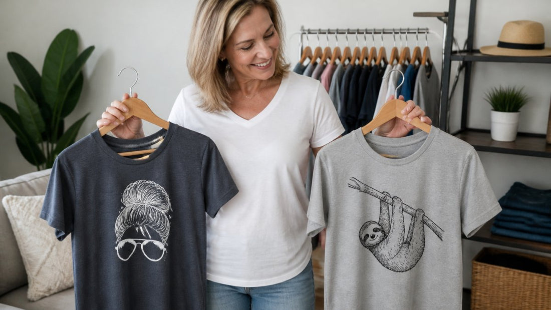 How to Pick Funny Graphic Tees for Women Over 40